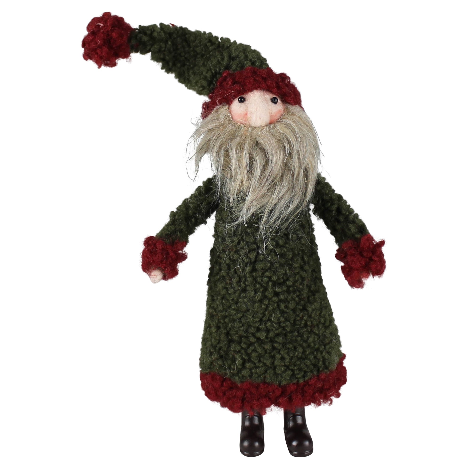 Wooly Santa, Felt - Sm
