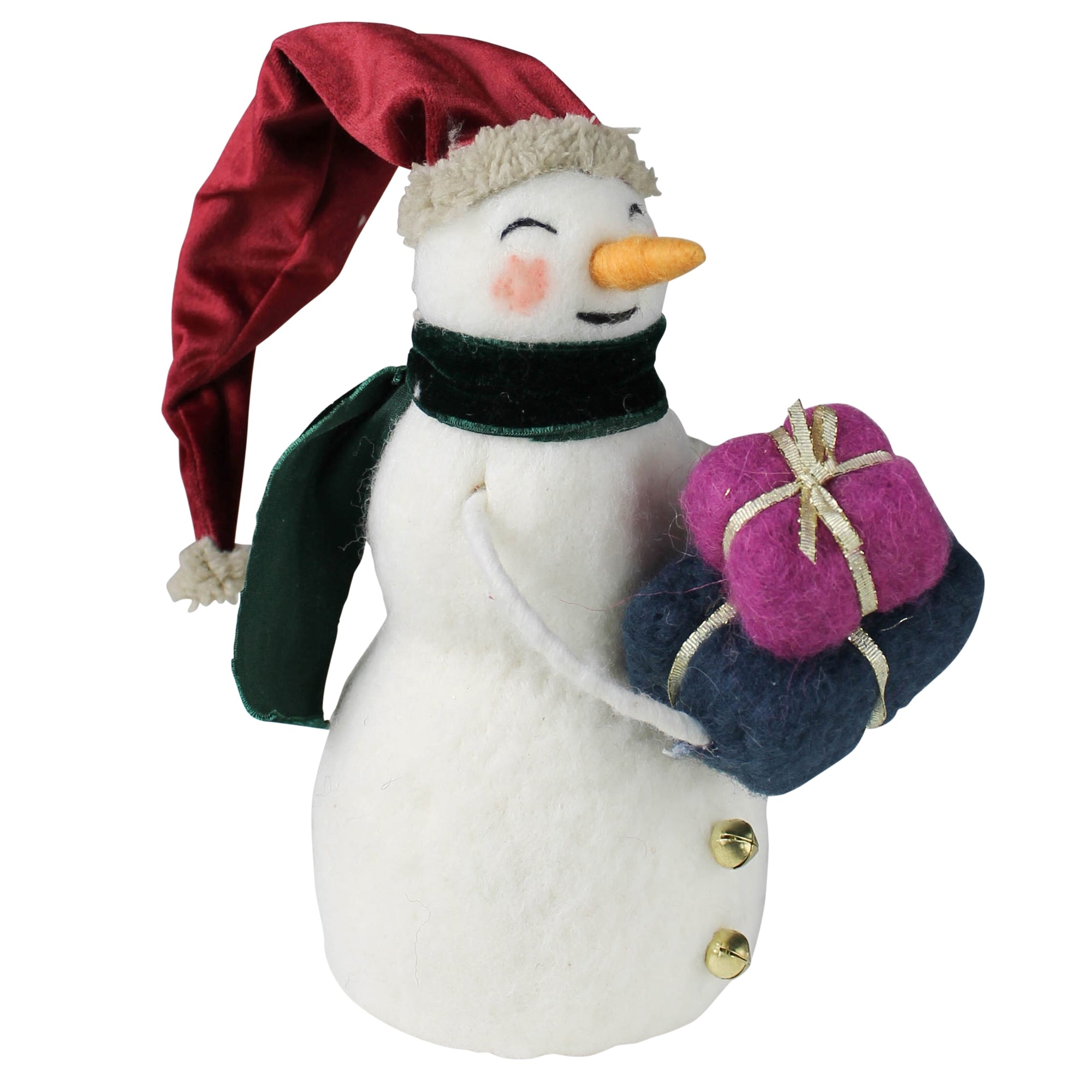 Snowman with Gifts, Felt