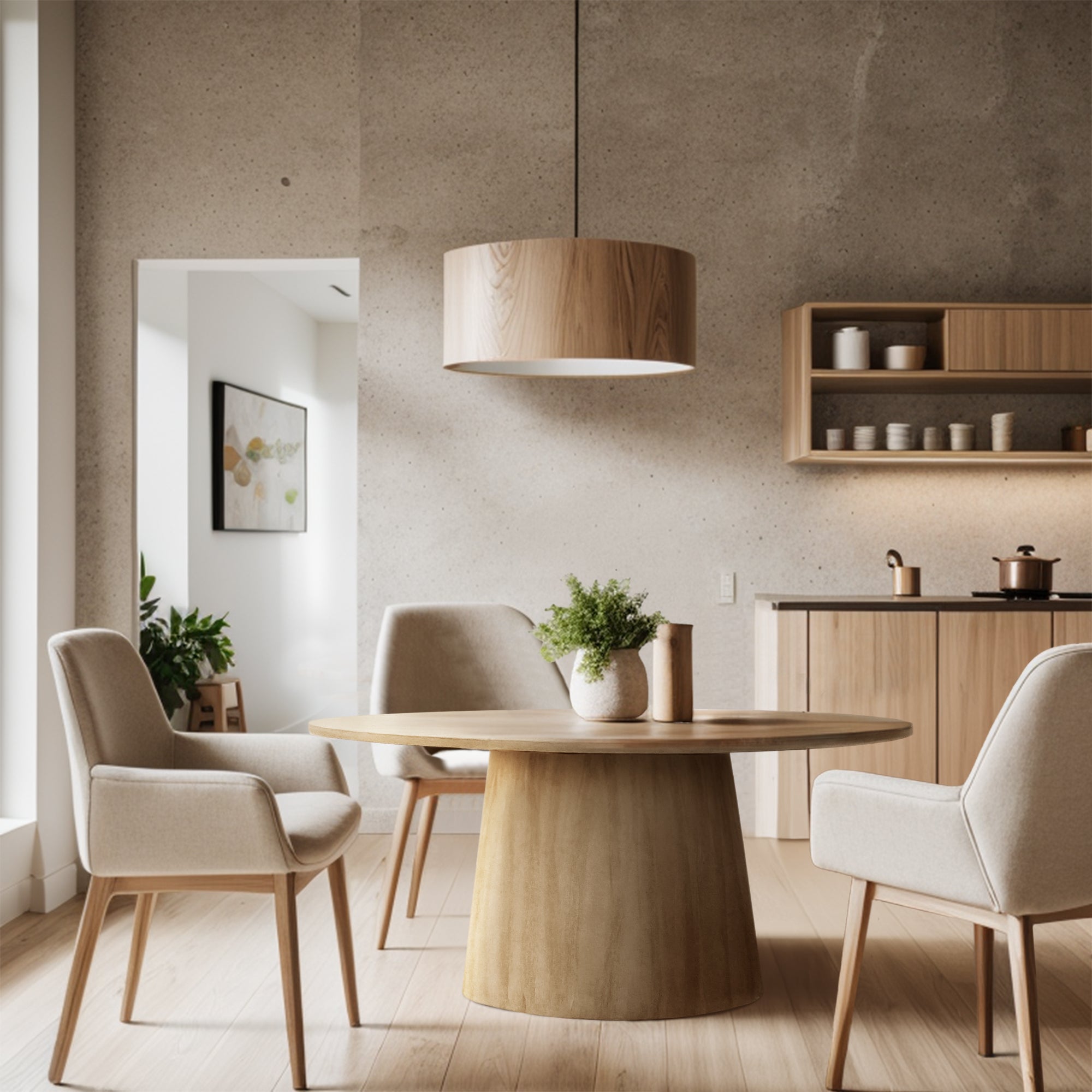 Oval Round Dining Table