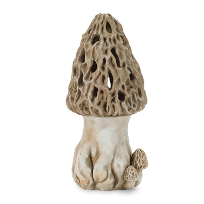 Mushroom Candle Holder 13”H Cement
