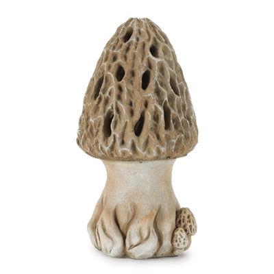 Mushroom Candle Holder 10”H Cement