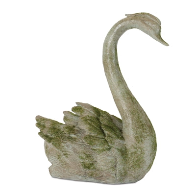 Swan 12.75”H Resin