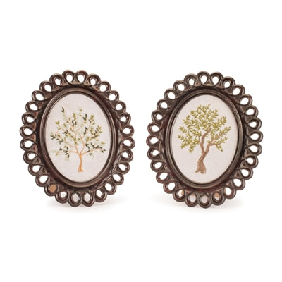 Tree Frame Tabletop (2 Asst) 6”H Iron/MDF