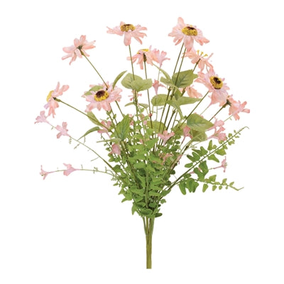 Floral Bush 21.5”H Polyester/Plastic