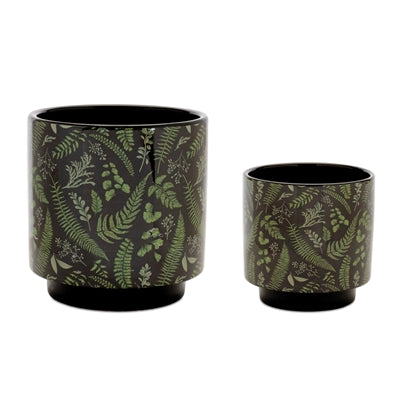 Container (Set of 2) 4"D x 4"H, 5"D x 5.5"H Dolomite