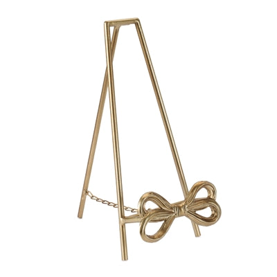 Bow Frame or Plate Holder 12.5”H Iron/Resin