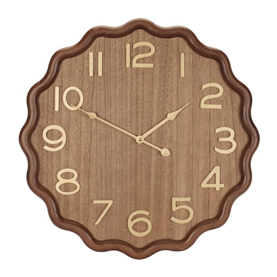 Wall Clock 20”D Wood/MDF