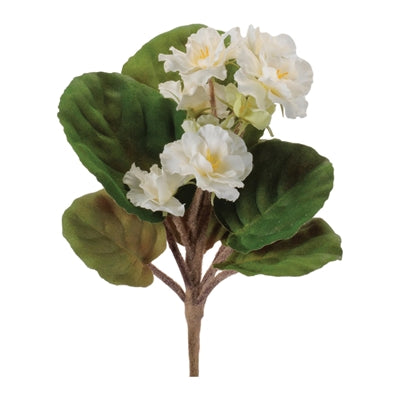 Floral Bush 8”H Polyester