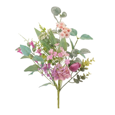 Mixed Floral Spray 18.5”H Polyester