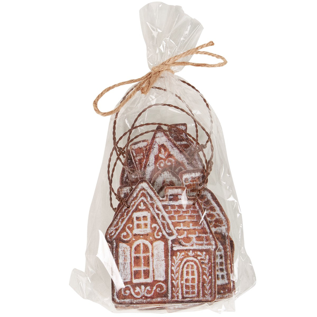Gingerbread Village Ornaments (S/5)
