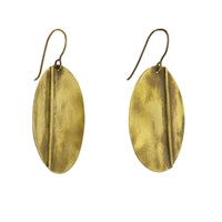 Leaf Brass Earrings