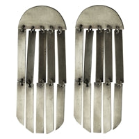 Summit Earring, Dangling Capsule, Silver