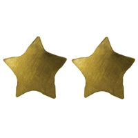 Gia Star Post Earring, Brass