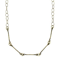 Balsa Chain Necklace, Brass