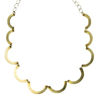 Capala C-Link Necklace, Brass