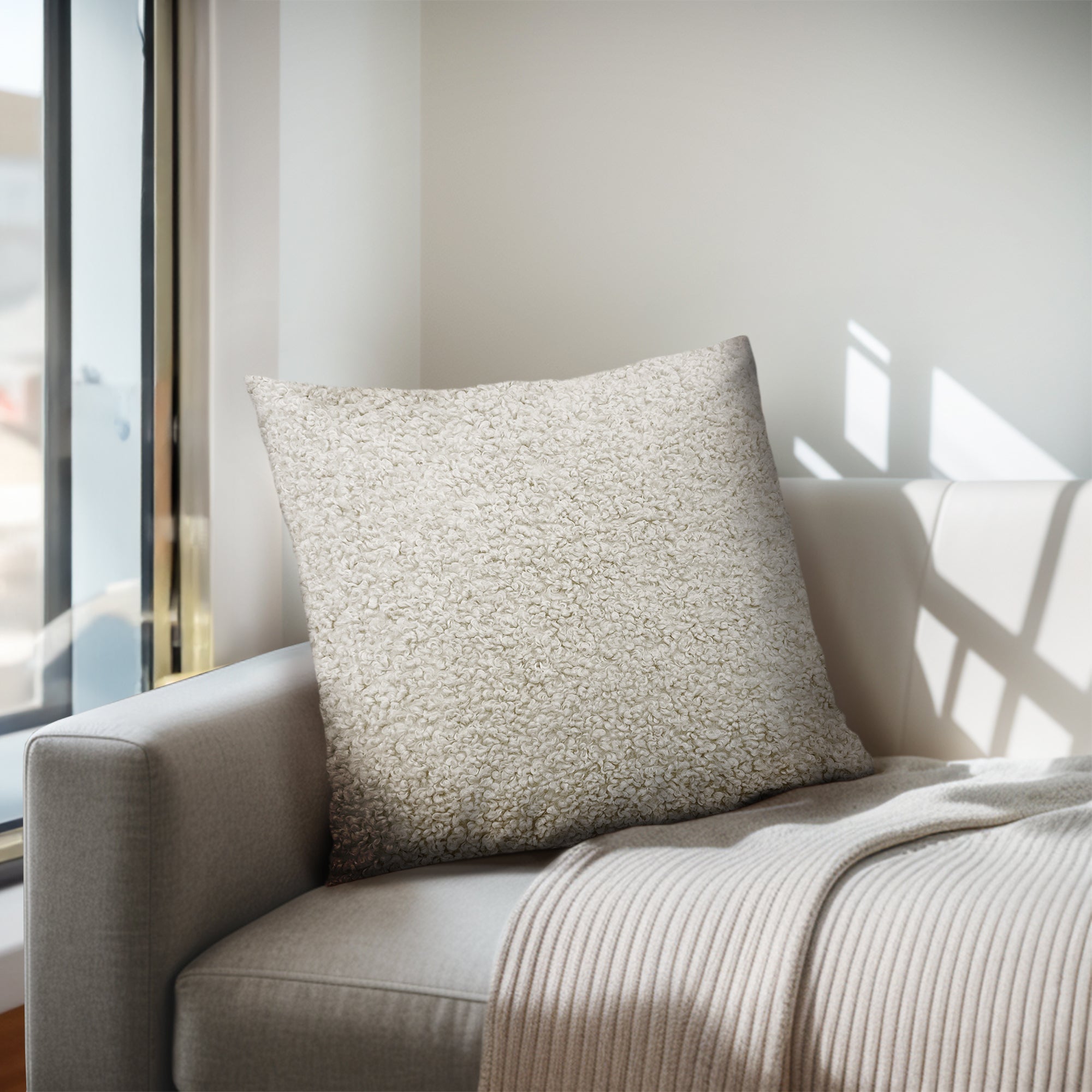 Tara Solid Boucle Square Pillow