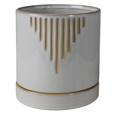 Amos Planter with Saucer