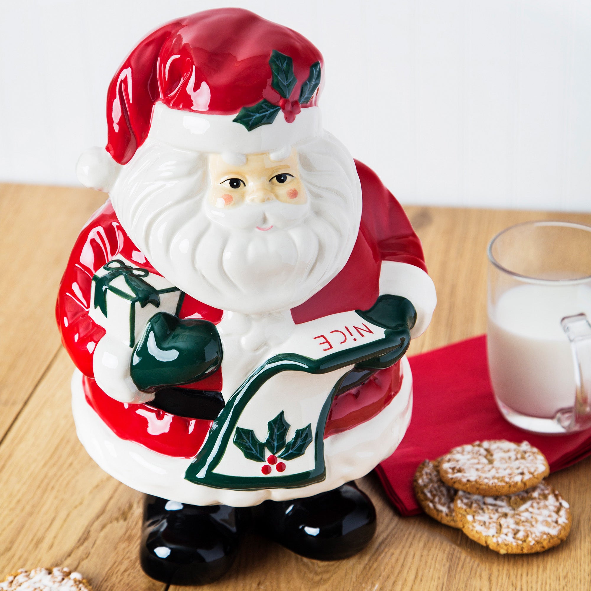 12" Santa Cookie Jar