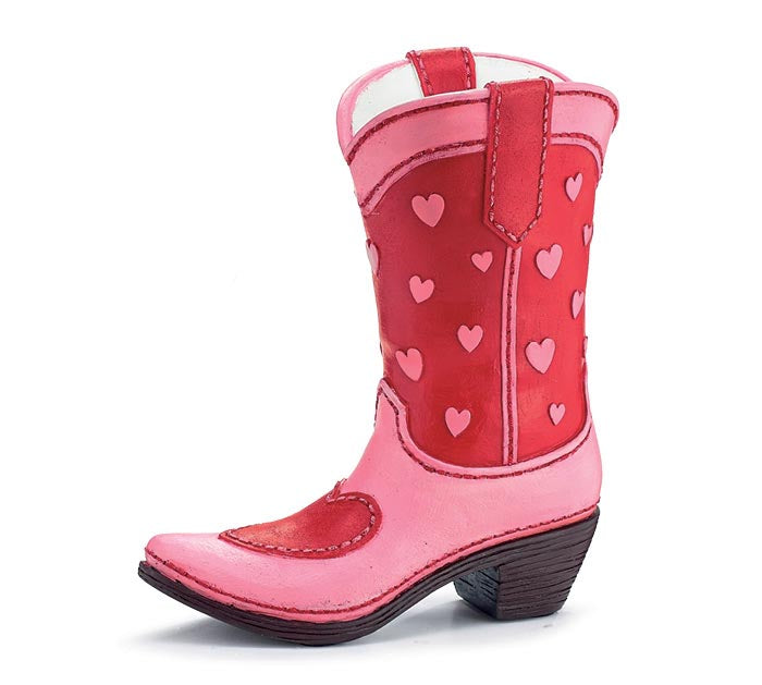 PINK / RED WITH HEARTS BOOT