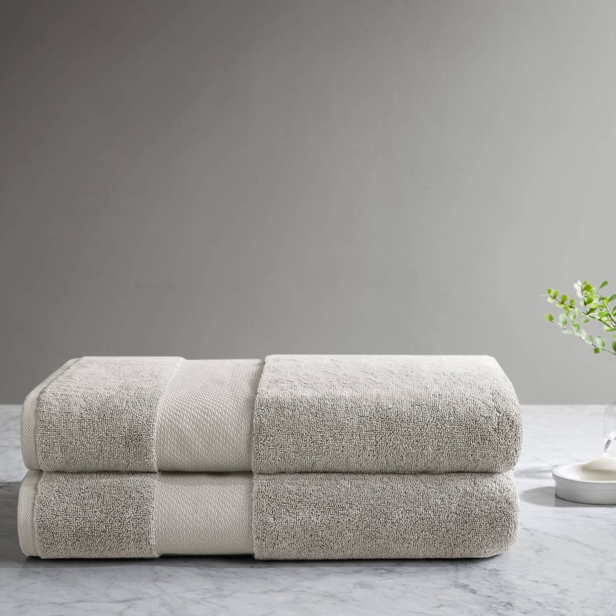 100% Cotton Bath Sheet 2 Piece Set