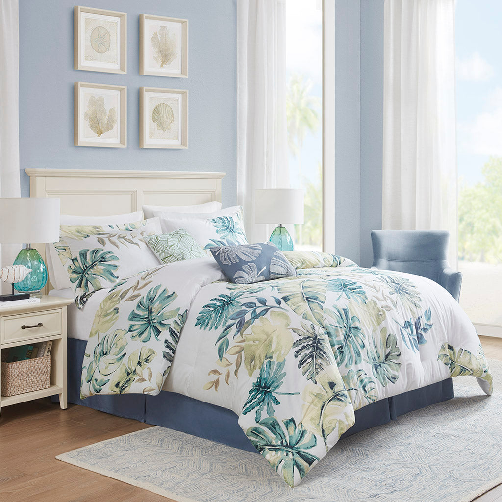 Lorelai Cotton Printed 6 Piece Comforter Set