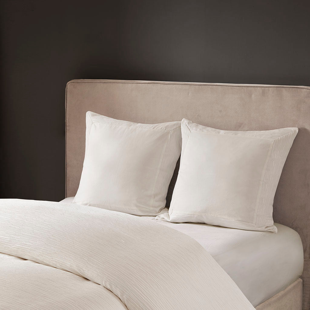 Hanae Cotton Blend Yarn Dyed Euro Sham