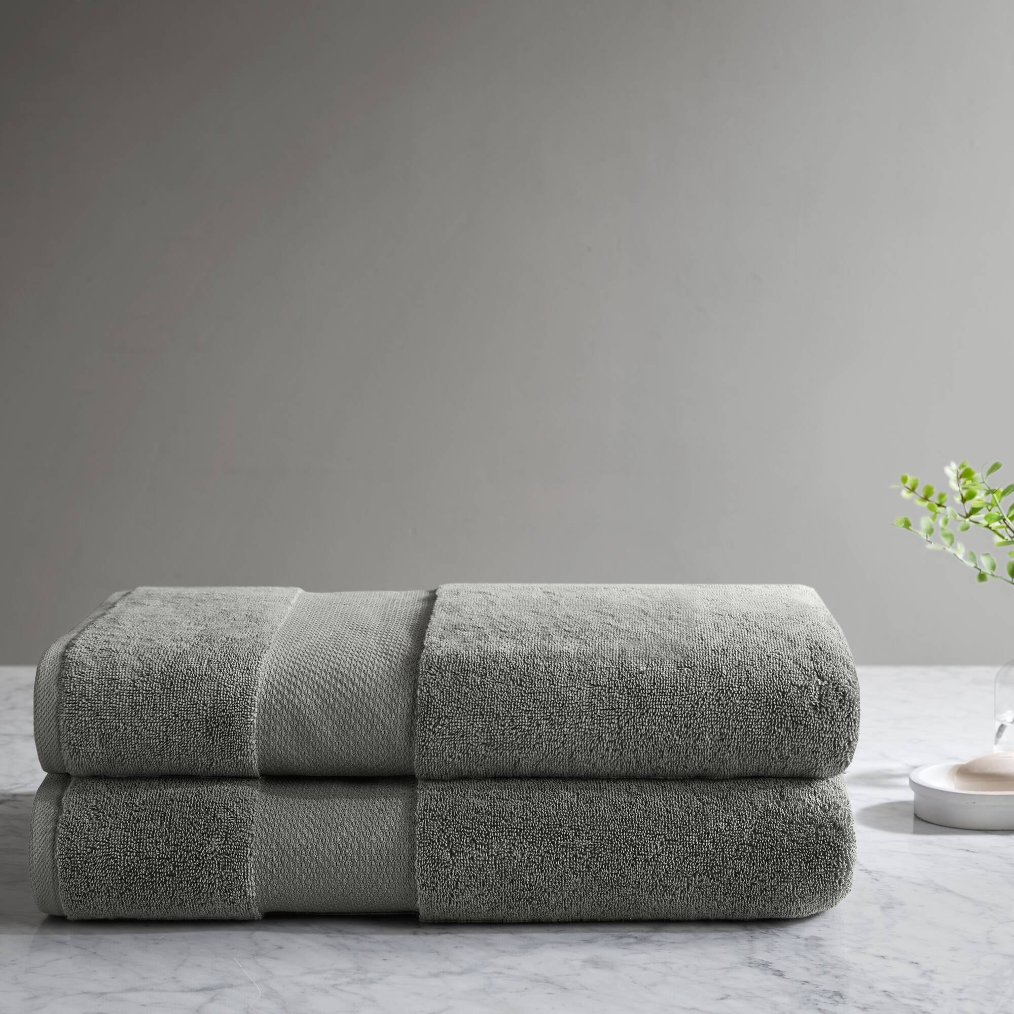 100% Cotton Bath Sheet 2 Piece Set