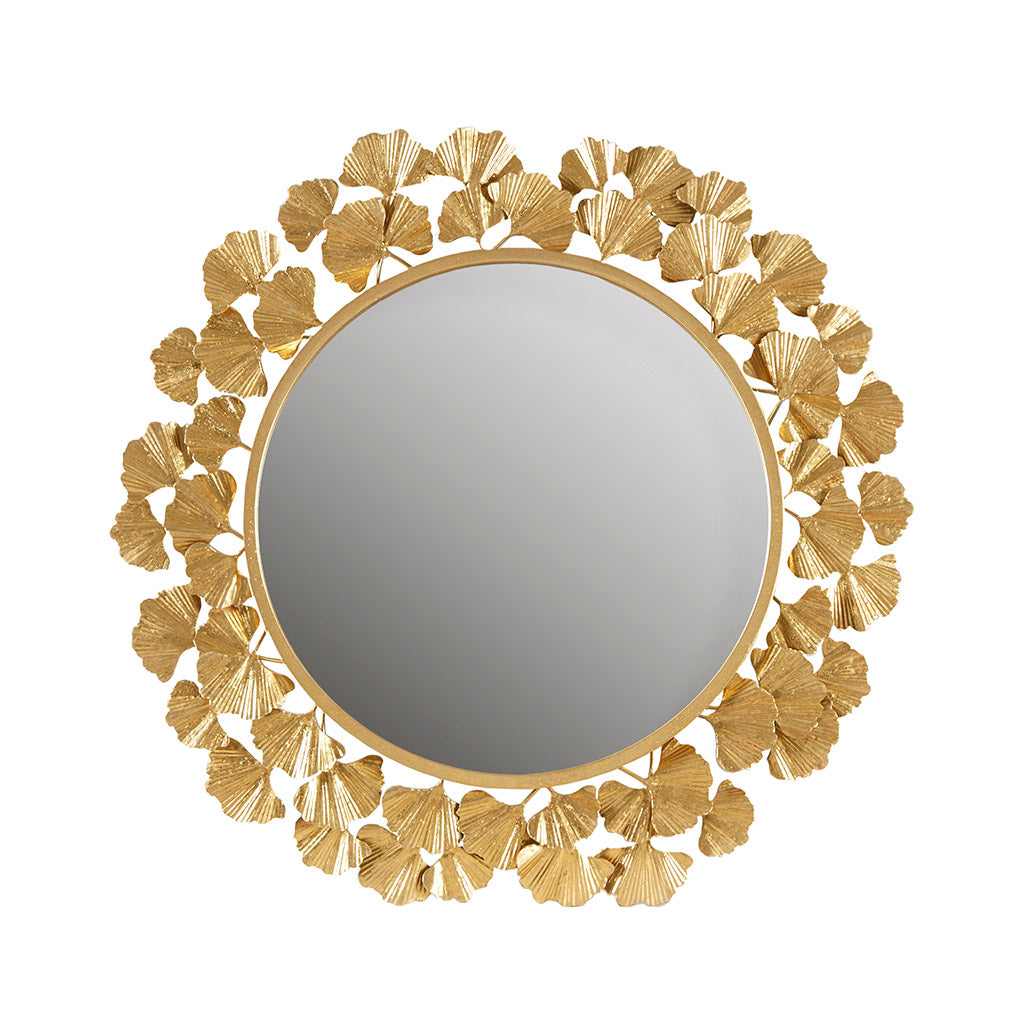 Eden Black Round Wall Mirror 36"