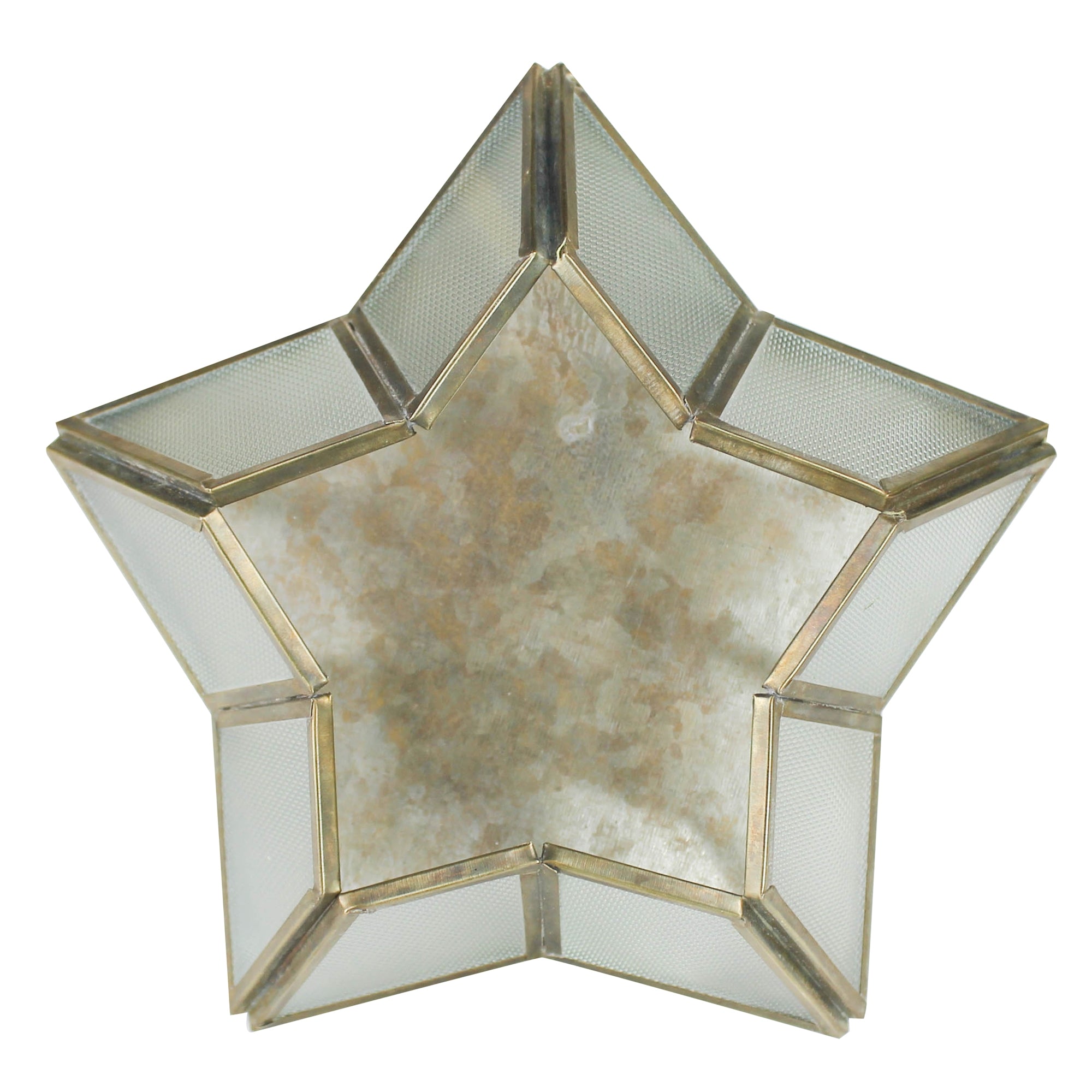 Leaded Star Tealight Holder
