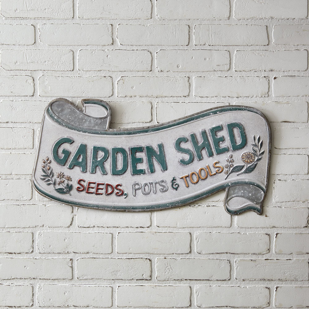 Garden Shed Scroll Wall Art