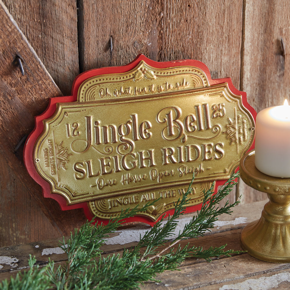 Jingle Bell Sleigh Rides Wall Art