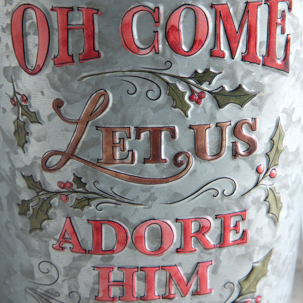 Religious Christmas Buckets (S/2)