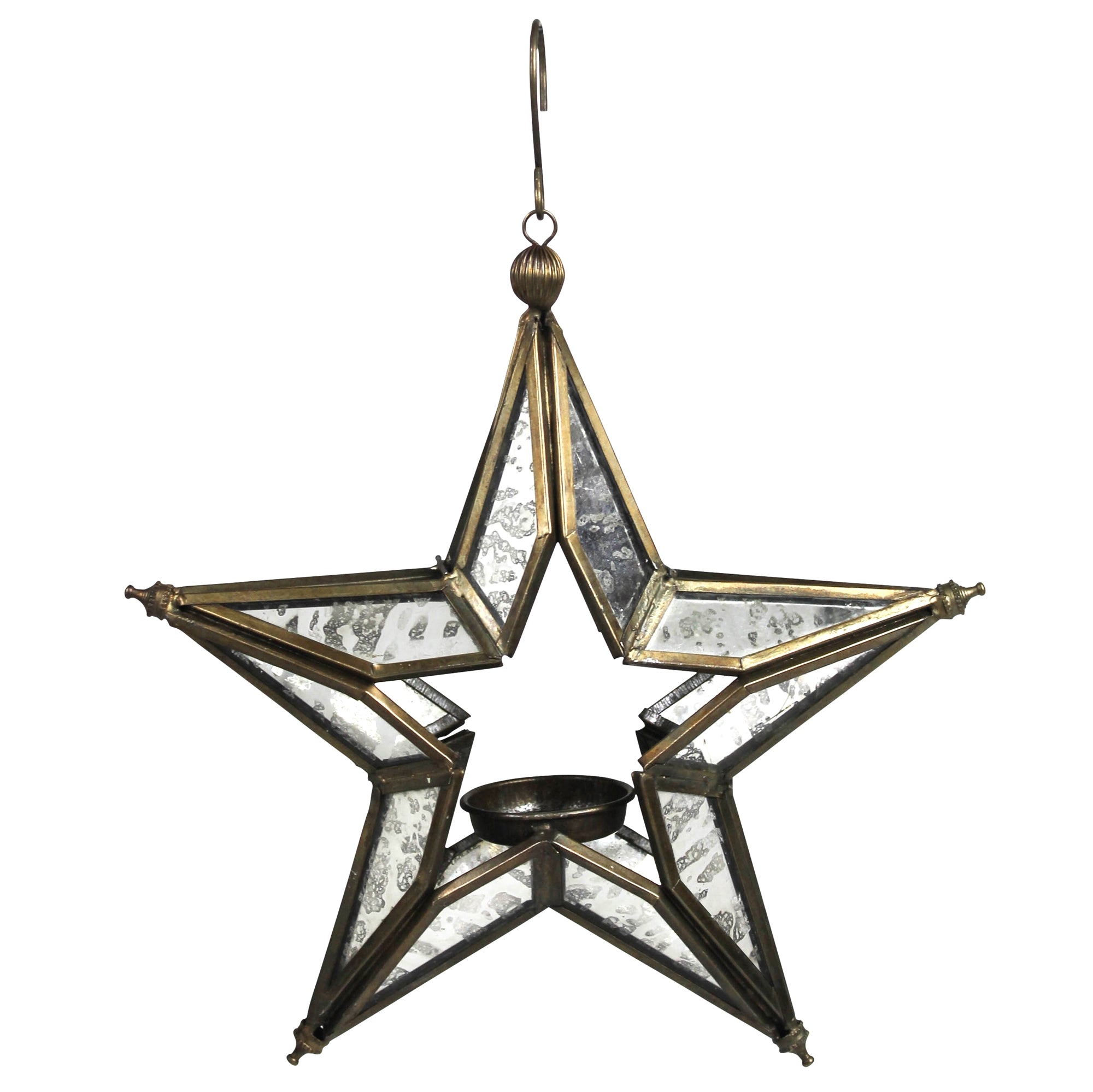 Hanging Star Tealight Holder - Lrg