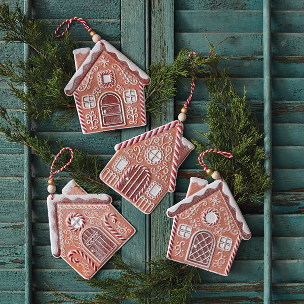 Gingerbread Ornaments (S/4)