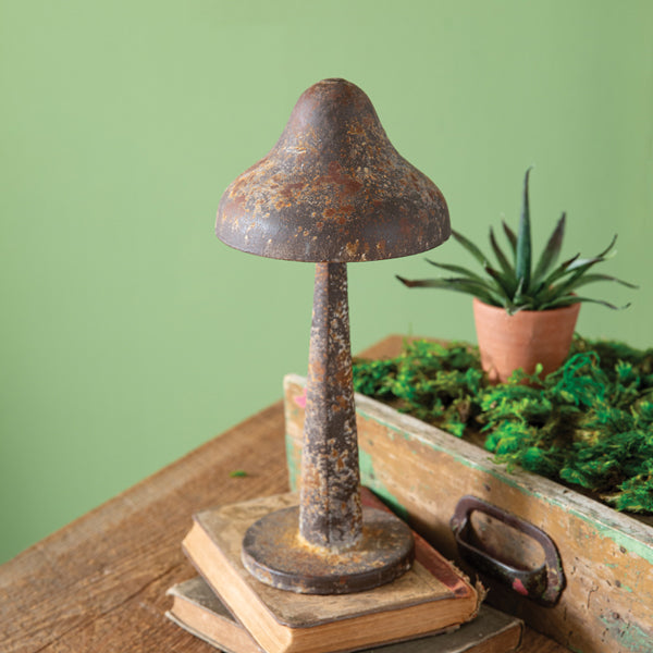 Small Rusty Woodland Mushroom