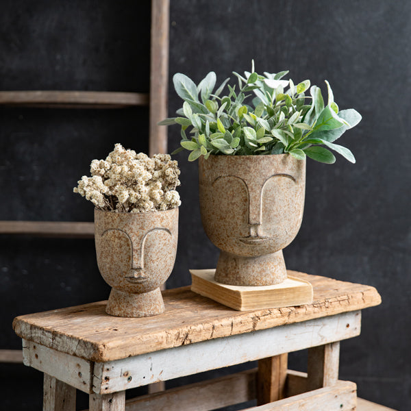 Set of Two Urban Expression Planters