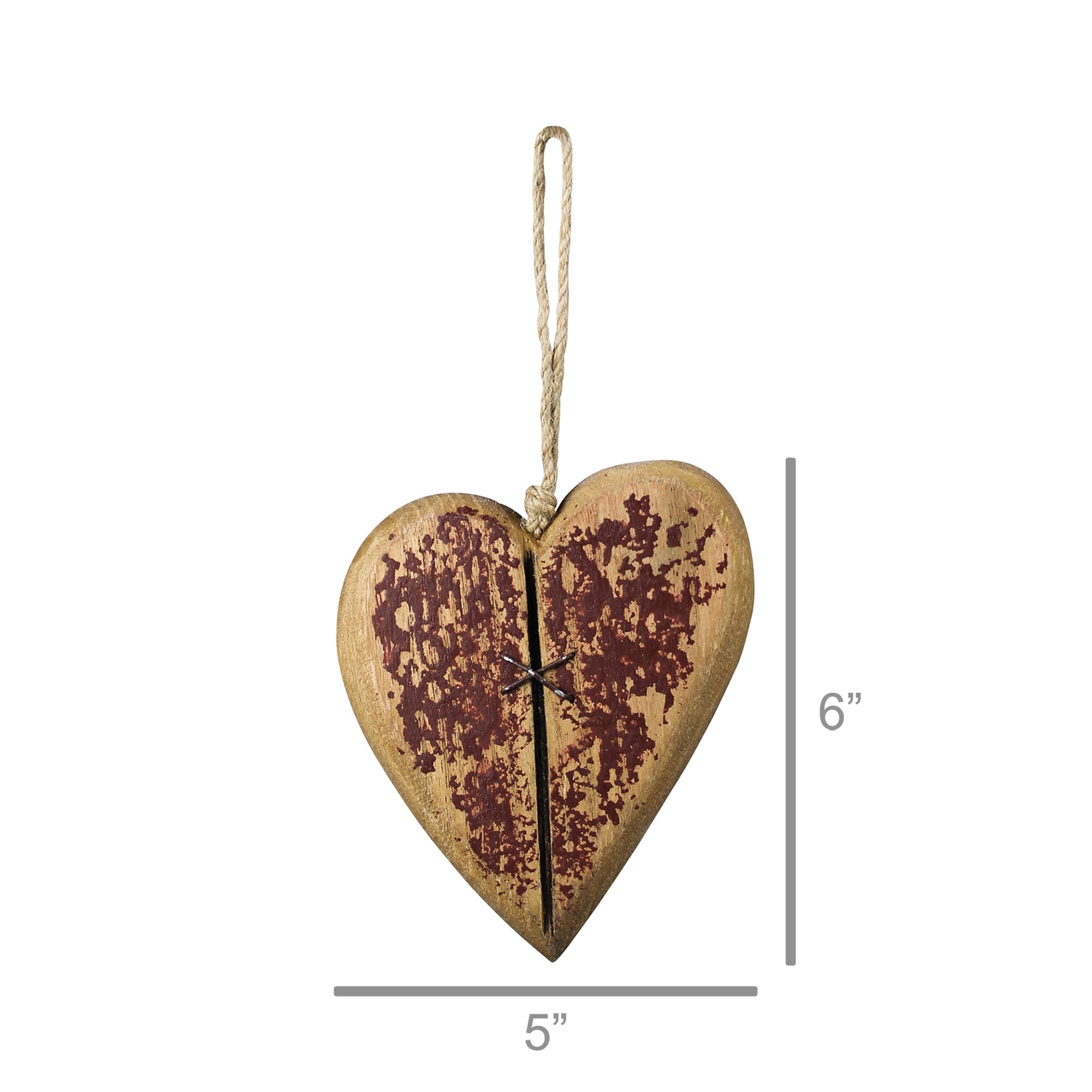 Mended Wooden Heart