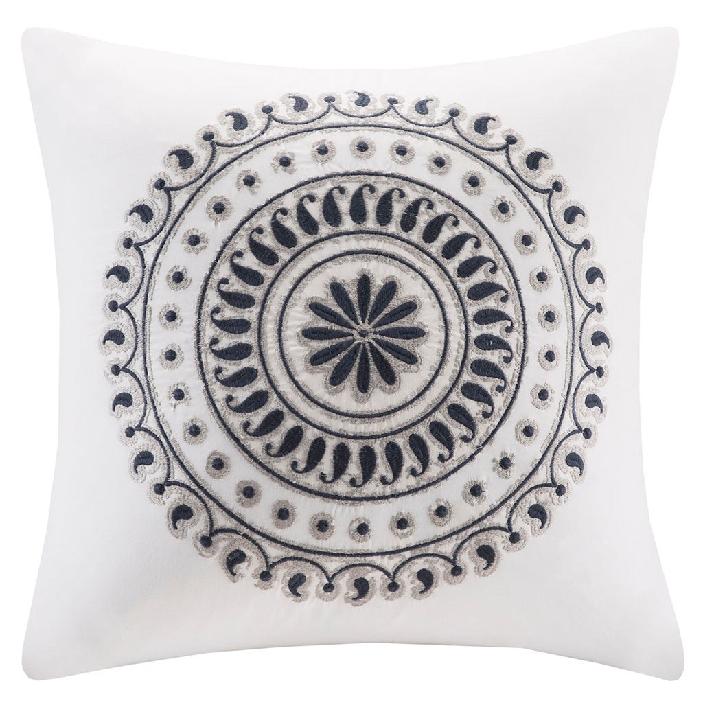 Fleur Cotton Square Pillow