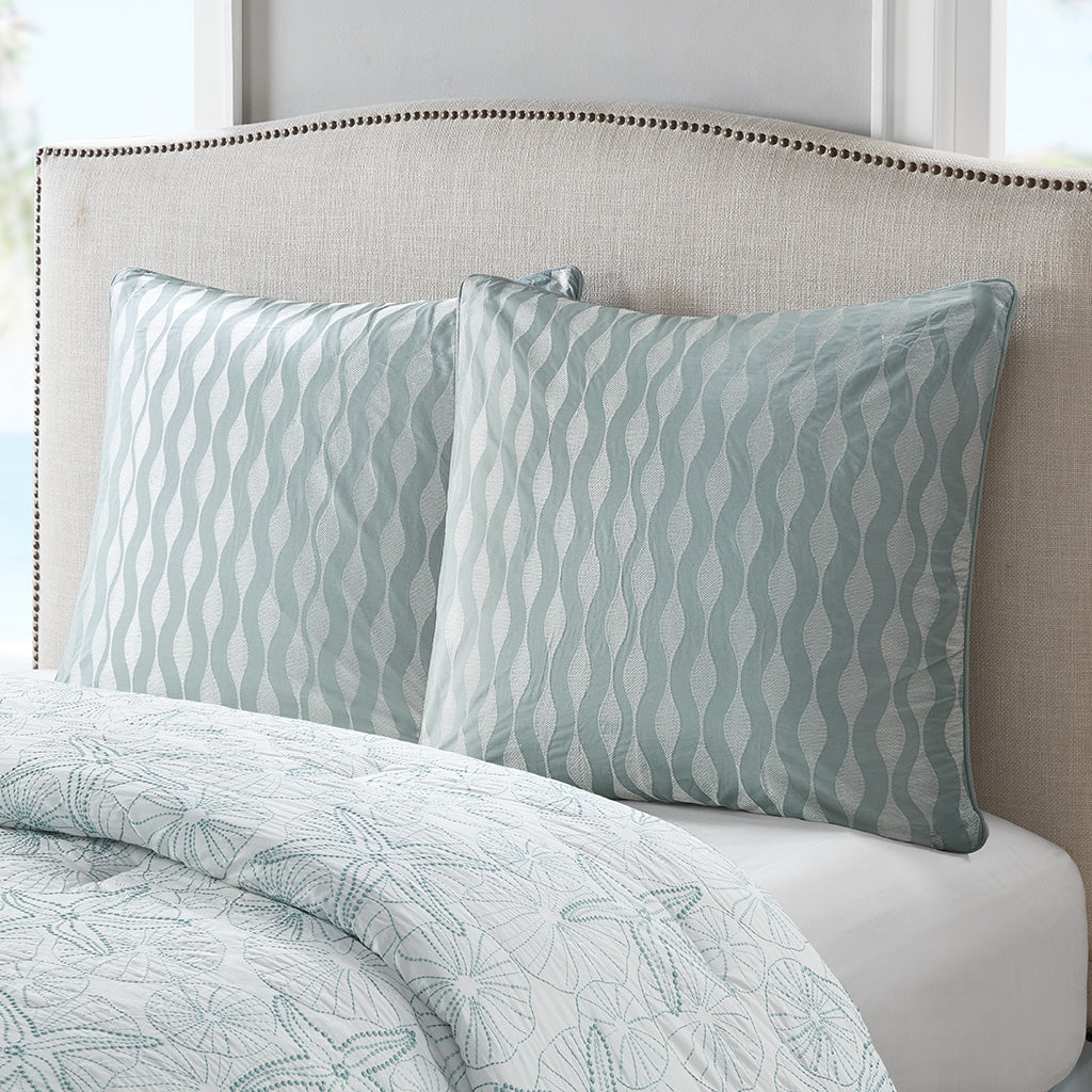 Maya Bay Cotton Quilted Euro Sham