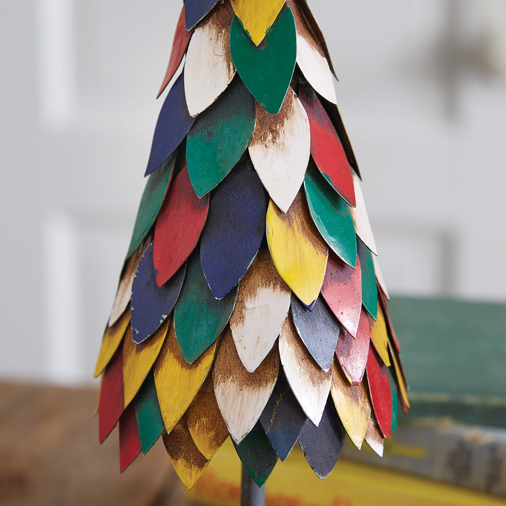 Recycled Metal Christmas Tree