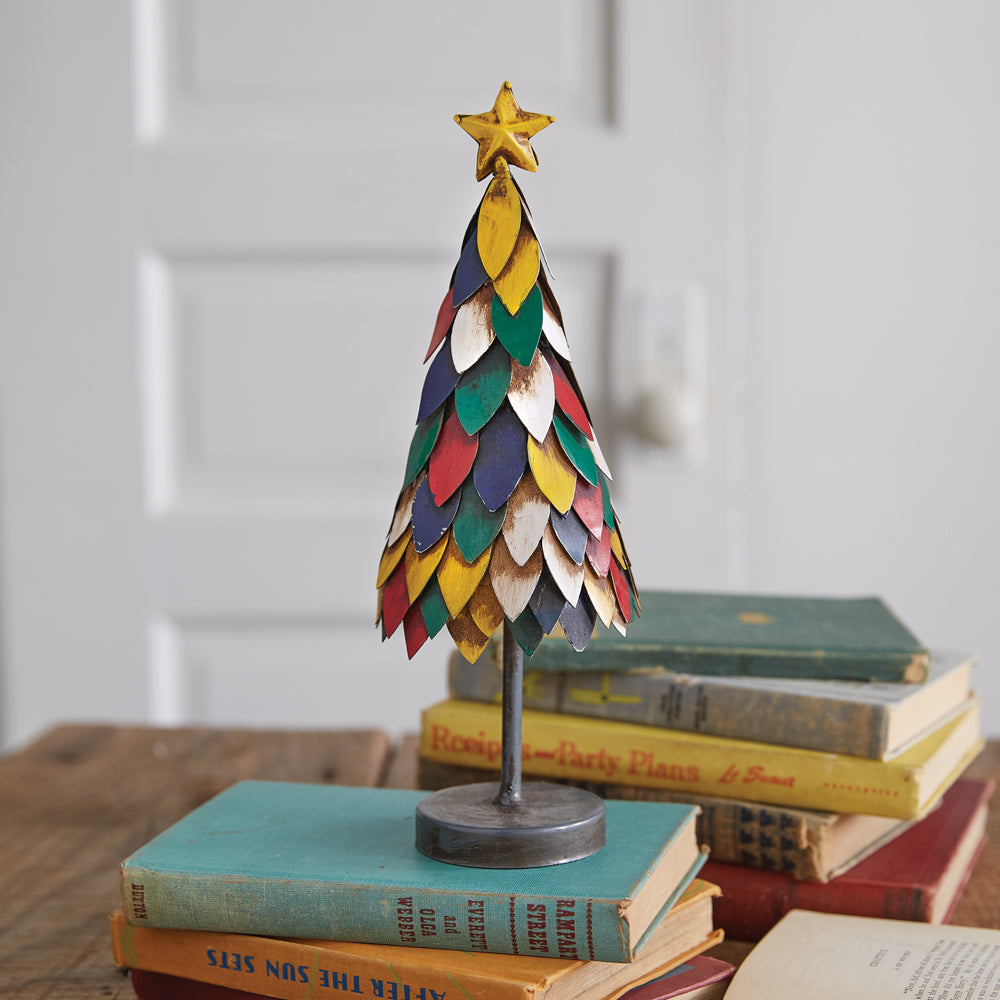 Recycled Metal Christmas Tree