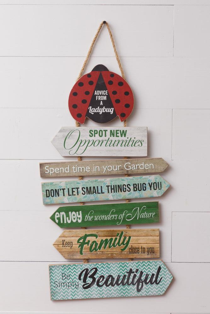 Advice From A Ladybug Wall Art