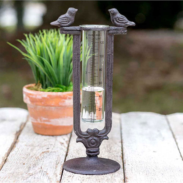 Two Birds Tabletop Rain Gauge