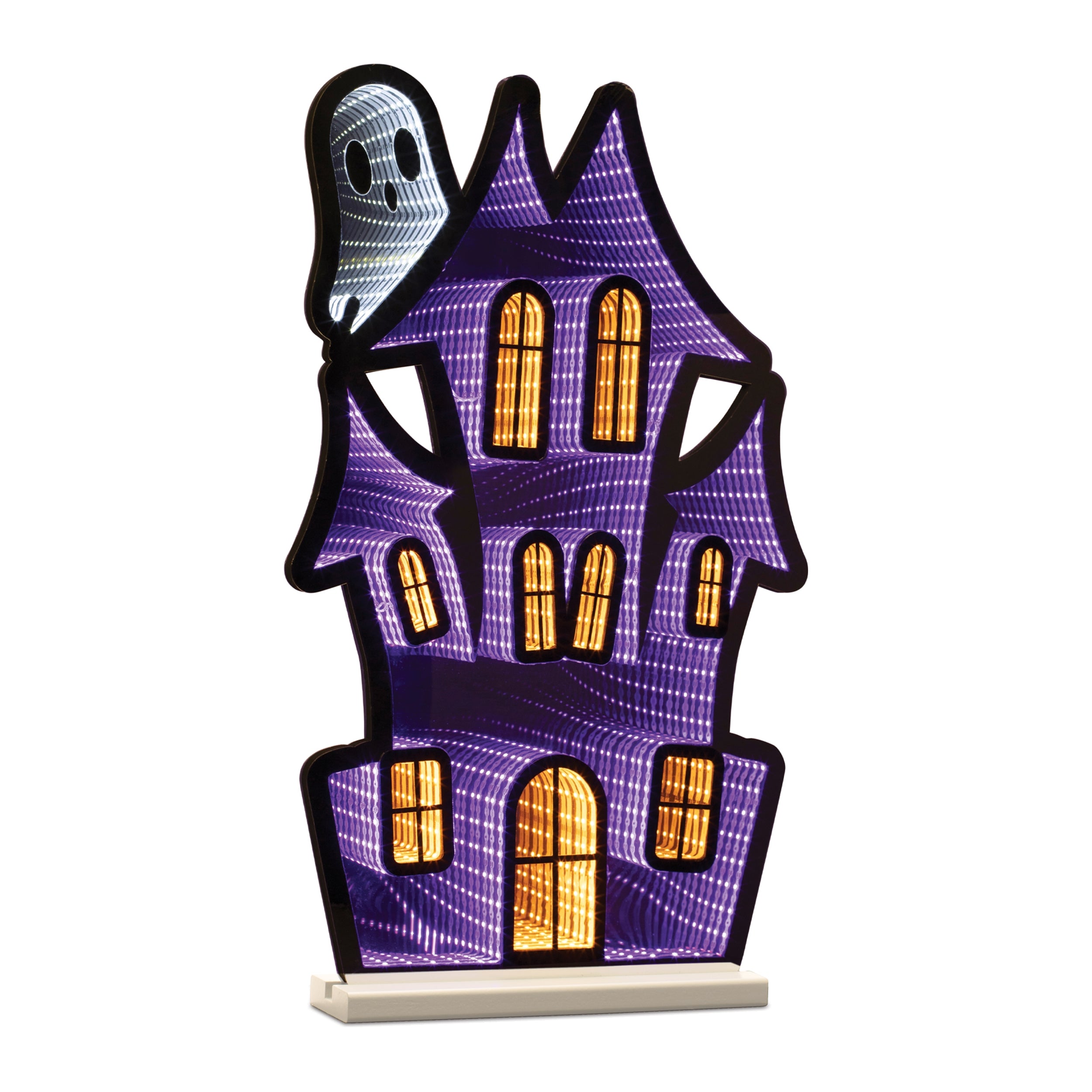 Large Haunted House w/Ghost Infinity Light