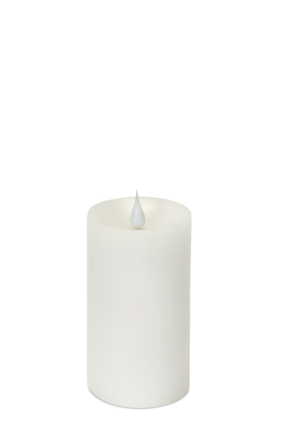 Simplux LED Pillar Candle w/4 and 8 Hour Timer 3"D x 5"H Wax/ (Requires 2 C Batteries, Not In