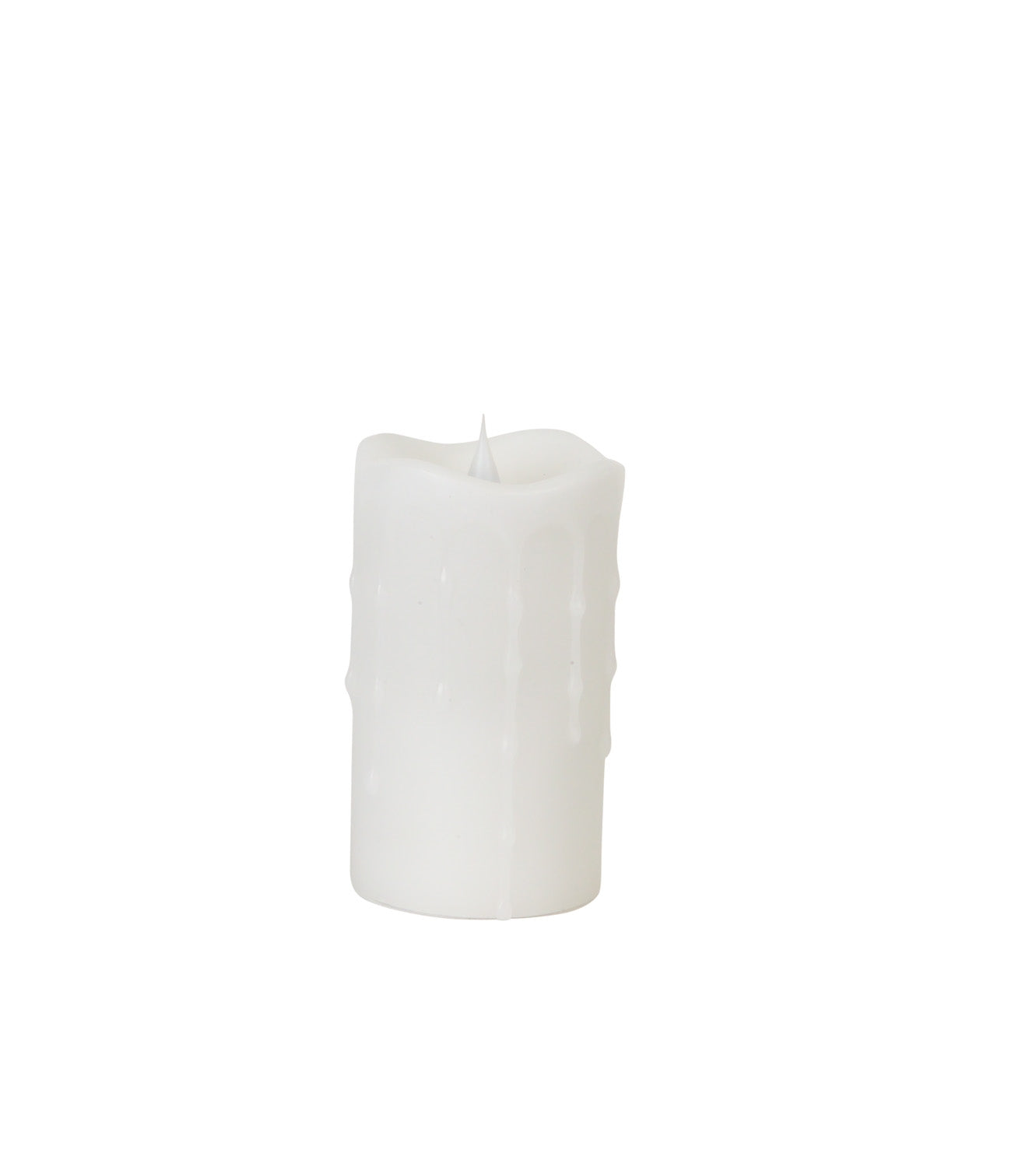 Simplux LED Dripping Candle w/6 Hour Timer 3"D x 5"H Wax/ (Requires 2 C Batteries, Not Includ