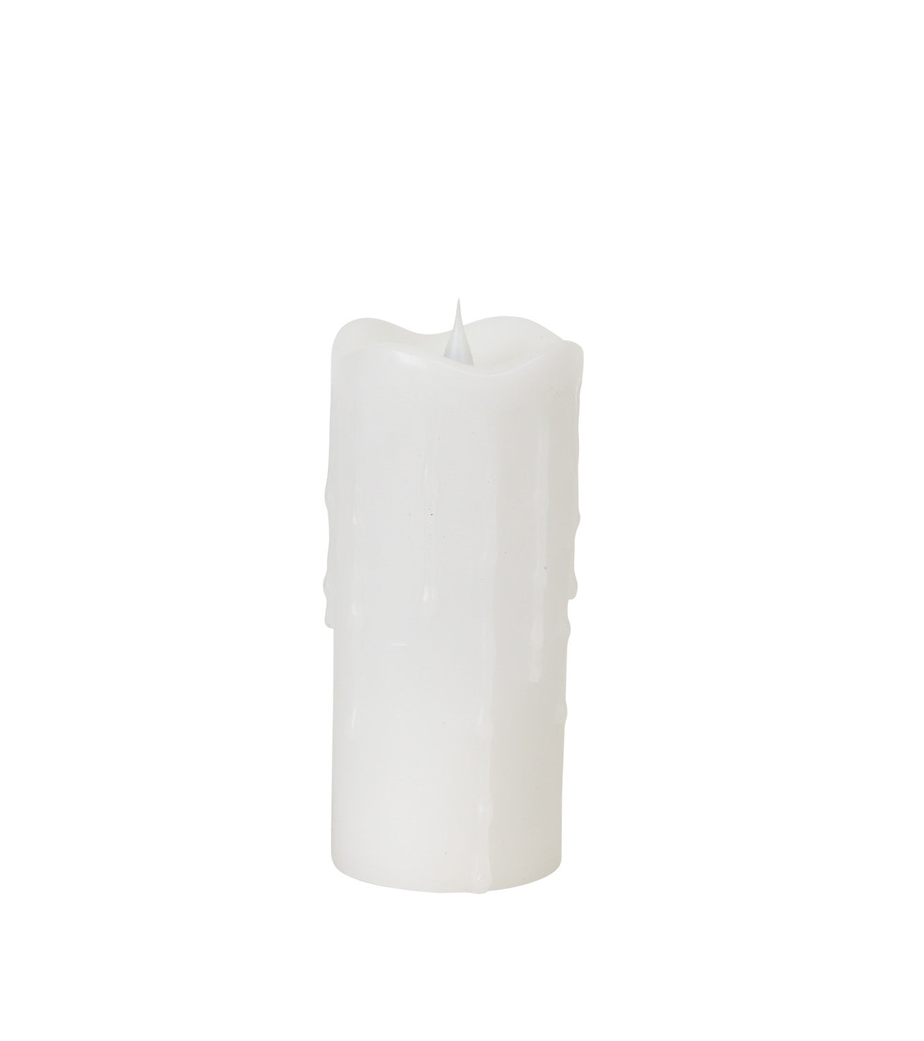 Simplux LED Dripping Candle w/6 Hour Timer 3"D x 7"H Wax/ (Requires 2 C Batteries, Not Includ