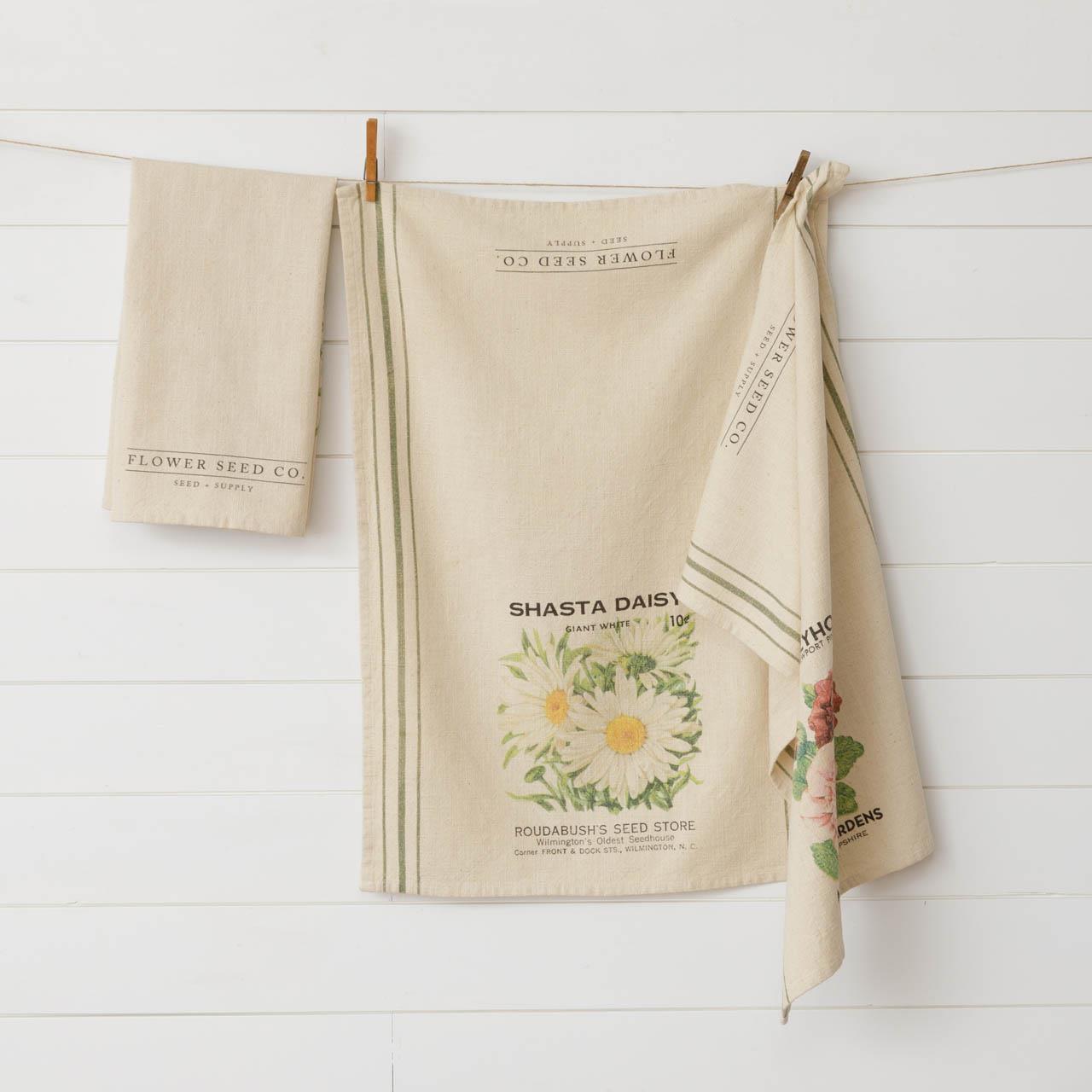 Seed Packets Kitchen Towels (S/3)