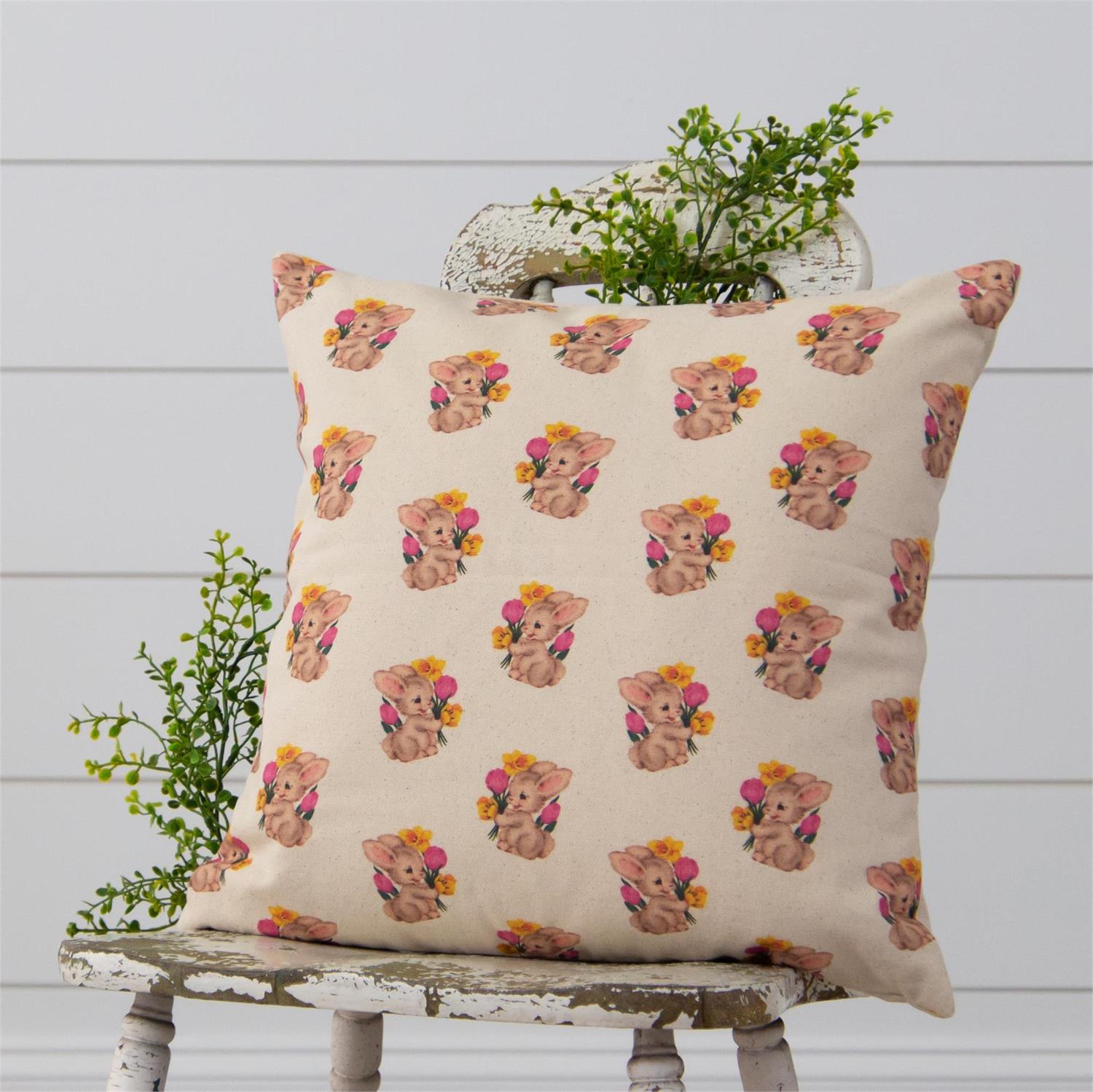 Vintage Bunny Pillow