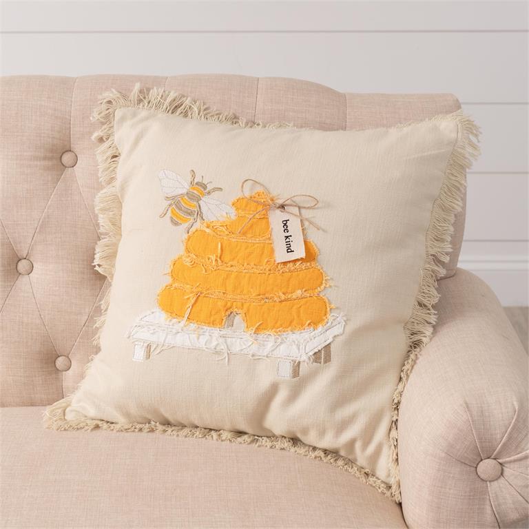 Raggedy Bee Kind Pillow